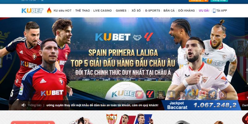 Một số sảnh game thể thao Kubet77 thú vị bạn nên tham gia